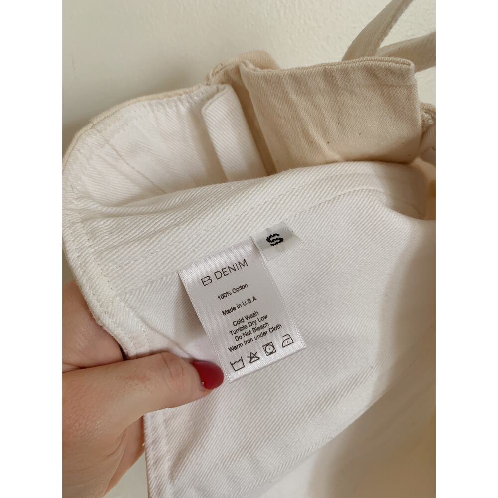 Bone White EB Denim x Revolve Denim Corset S - Picture 10 of 10